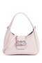 Women's Leather Brand Logo Strap Zippered Powder Shoulder Bag Y3E235 YWQ9X-80062