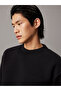 Men's Crew Neck Cotton Regular Cut Black Sweatshirt - 3