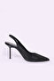 Women's High Heel Comfortable Flat Model Stylish Black Evening Dress Shoes - 2