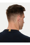 Men's Cotton Long Sleeve Woven Daily Use Navy Blue Sweatshirt - 5