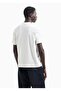 Men's Brand Logo Basic Crew Neck Short Sleeve White T-Shirt - 3