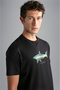 Men's Brand Logo Cotton Regular Fit Casual Khaki T-Shirt - 3