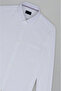 Men's Brand Logo Buttoned Long Sleeve White Shirt - 4