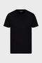 Men's Logo Short Sleeve Cotton Black T-Shirt - 3