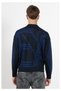 Men's Brand Logo Detailed Crew Neck Regular Fit Navy Blue1 Sweatshirt - 2
