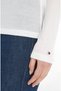 Women's Brand Logo Long Sleeve Slim Fit White T-Shirt - 3