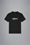 Men's Brand Logo Cotton Regular Fit Casual Khaki T-Shirt - 5