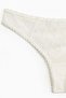Embroidered lace Brazilian briefs - 6