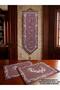 Deer Christmas Santa Claus Jacquard Woven Tapette Decorative Silvery Christmas American Service 2-Piece 33*43 - 5