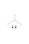 Wooden Ksçm 3-7 Years Old 30cm Child Hanger with Latch White Color 8 Pieces - 4
