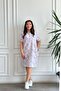 Embroidered Muslin Dress - 4