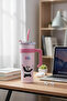 We Bare Bears Licensed Steel Cup with Handle 1.6 L - Giant Beverage Companion with Panda Design - 3