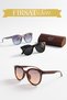 3-Piece Opportunity Set Women's Uv400 Protection Oval Sunglasses 23008