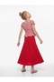 Regular Fit Basic Asymmetrical Cut Skirt - 2