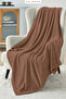 Wellsoft Tv Blanket |   Ultra Soft & Lightweight |   Plush - Fleece |   130 × 170 cm - Mocha
