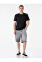 Normal Waist Cotton Straight Fit Bermuda Jean Shorts - 2