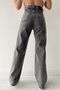 Smoked Lycra Wide Leg Jeans Loose Wide Leg Jeans - 3