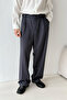 Men's Pleated Extra Baggy Fit Fabric Pants