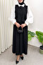 Lace-Up Vest Set Set 0050 - Black - 4