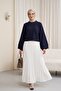 Half-High Collar Batwing Sleeve Knitwear Sweater -Laci - 4