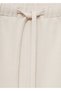 Straight Cut Trousers with Lace-Up - 8
