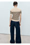 Short-Sleeved Slim Knitwear Sweater - 4