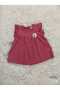 Girl's Floral Detail Pleated Dress - 3