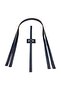 Bag Accessory Real Leather Bridge Lock Bag Set Navy Blue Color Light Gold Metal - 3