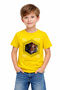 Boy's Tiger Patterned Color Changing Yellow T-Shirt