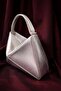 Envelope Foldable Detailed Silver Hanging Bag with Strap - 3
