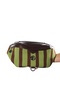 Cui̇r Brown Striped Women's Waist Bag - 4