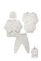 4-Piece Premature Hospital Discharge Set Hello Family 23101 Ecru - 3