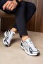 Unisex Sneaker Daily White Navy Blue Comfortable Sole Sports Shoes - 3