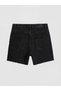 High Waist Ripped Detailed Women's Jean Shorts (S6) - 6