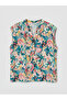 Original Crochet Collar Floral Blouse - 5
