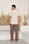 100% Cotton Short-Sleeve Men's Pajama Set with Pocket Details - 6