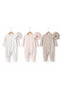 6 Piece Baby Girl Romper & Hat Set – 100% Cotton Newborn Combination (0-3 Months) - 2