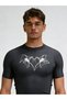 Heart Spider Compression Slim Fit Heart Collar T-Shirt Gray Unisex Youth
