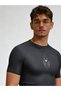 Spider Compression Narrow / Slim Crew Neck T-Shirt Gray Unisex Youth