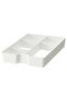 KUGGIS Insert with 5 compartments, white