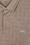 Zany Men's Polo Neck Mink T-Shirt - 2