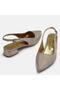 Plus size gold glitter slingback evening shoes - sizes 41-42-43-44 - 5