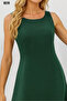Women's Floral Patterned Midi Length Summer Dress - 4