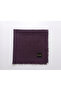 Flamli Cotton Anti-Sweat Scarf, 4 Seasons Usable, 100X100 Cm, Plum Color - 2