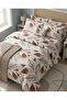 Double Duvet Cover Set Leaf Pattern (Without Sheet)