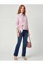 Cotton Blouse with Tie Detail, Lilac