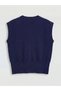 Alita City Lcw Everyday Navy Blue Knitwear Plain Women's Sweater - 6