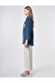 Bead Embroidered Modal Tunic Dark Navy Blue - 4