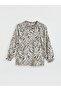 Lcw Grace Tie Neck Patterned Blouse - 5