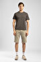Lonceso Men's Slim Tapered Fit Shorts Green
